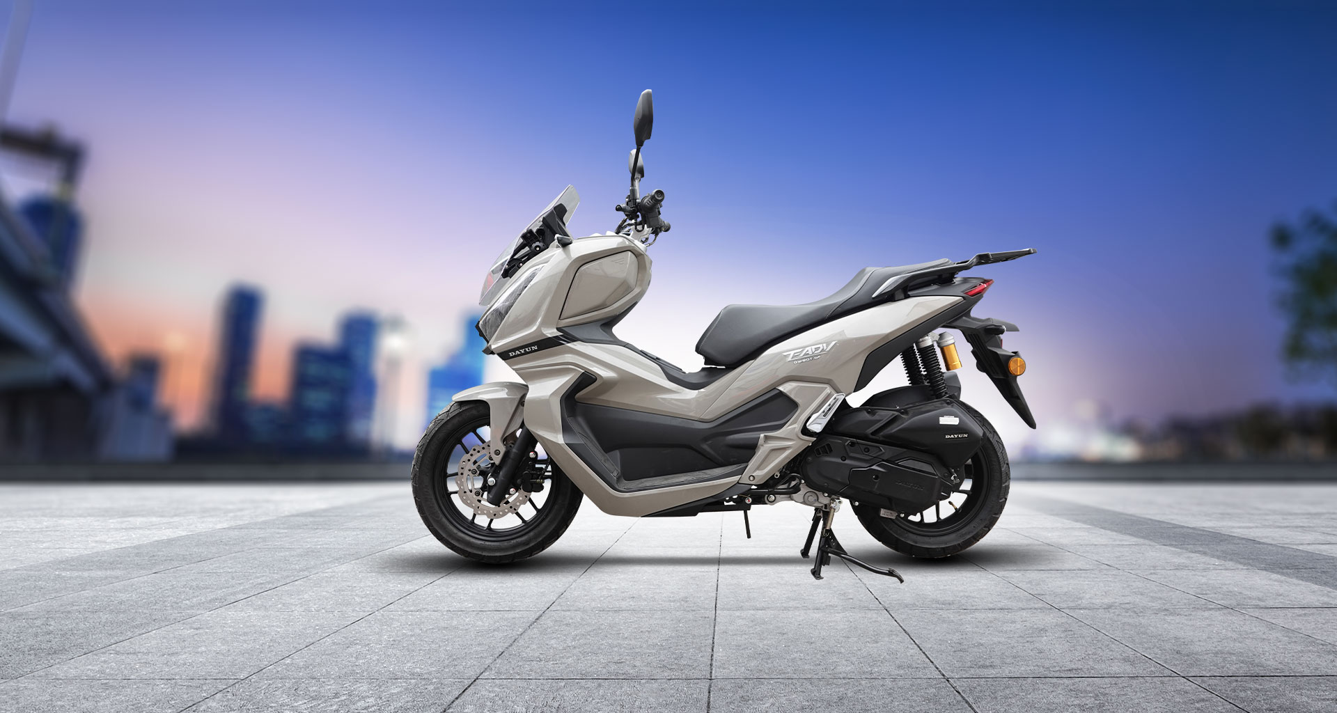 Scooters range illustration